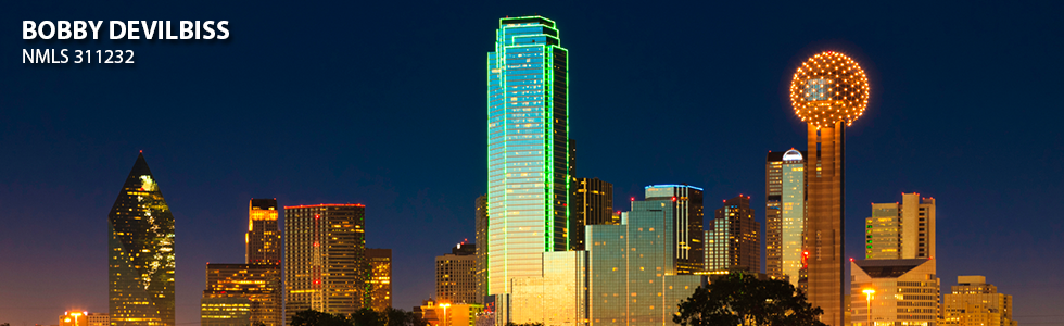 Dallas skyline at night